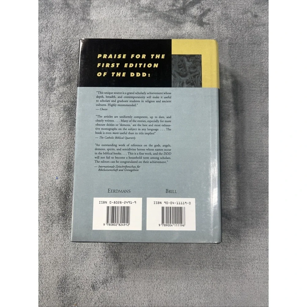 Dictionary of‎ Deities and Demons in the Bible Second Extensively Revised Ed VG